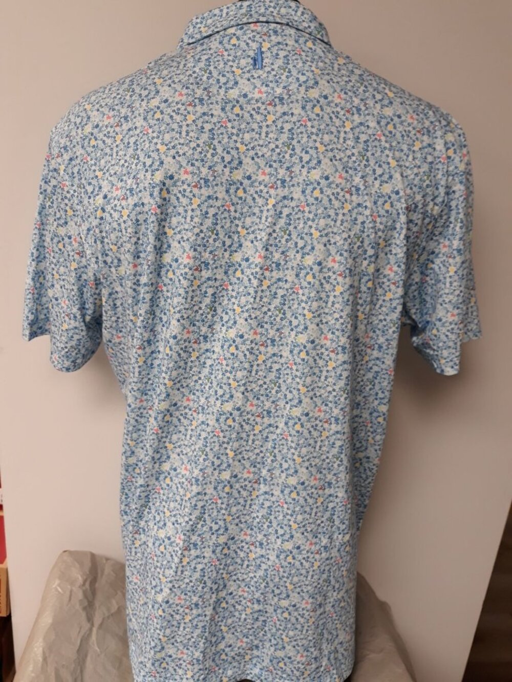 Johnnie-O Men's Golf Pull Over Shirt Blue Size L NEW WITH TAGS! - Picture 2 of 4